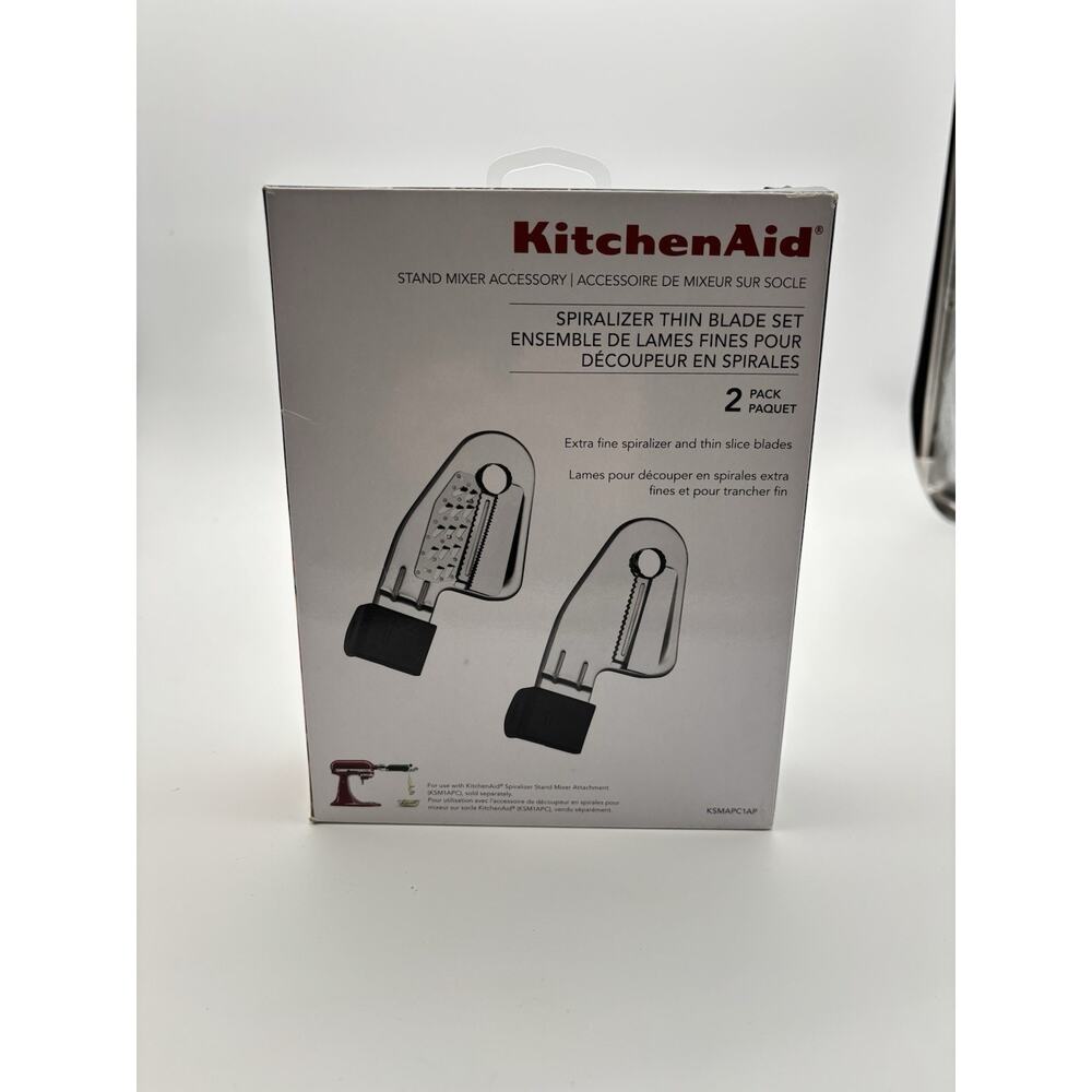 KitchenAid Accessory Thin Blade Set For Spiralizer Attachment Stand Mixer New